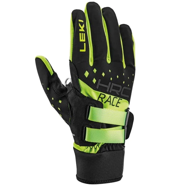 LEKI HRC RACE SHARK GLOVES BLACK/YELLOW 23 3 LEKI HRC RACE SHARK GLOVES BLACK/YELLOW 23