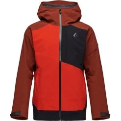 BLACK DIAMOND M RECON STRETCH SKI SHELL MULLED CIDER BLACK OCTANE 23