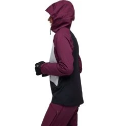 BLACK DIAMOND W DAWN PATROL HYBRID SHELL WHITE BLACKBERRY BLACK 23 11 BLACK DIAMOND W DAWN PATROL HYBRID SHELL WHITE BLACKBERRY BLACK 23 -Dainese shop 9 113486 w dawn patrol hybrid shell white blackberry black ap745005 9391 04