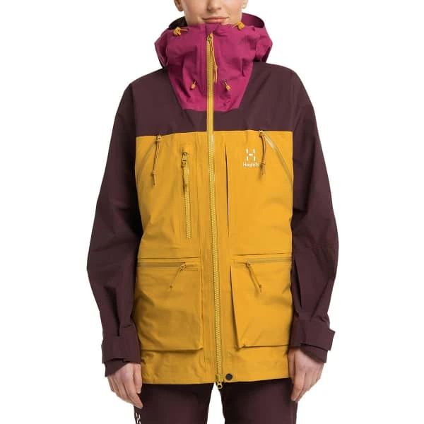 Haglöfs HAGLÖFS VASSI GTX PRO JACKET W AUTUMN LEAVES/BURGUNDY 22 5 Haglöfs HAGLÖFS VASSI GTX PRO JACKET W AUTUMN LEAVES/BURGUNDY 22 – Image 3