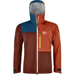 ORTOVOX 3L ORTLER JACKET M CLAY ORANGE 23