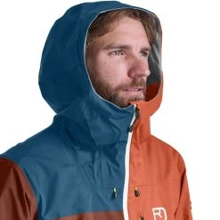 ORTOVOX 3L ORTLER JACKET M CLAY ORANGE 23 10 ORTOVOX 3L ORTLER JACKET M CLAY ORANGE 23 -Dainese shop 9 114307 3l ortler jacket m clay orange 70716 co 03