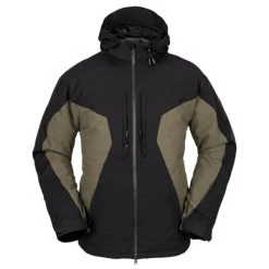 VOLCOM QUAD ANGLE 2L TDS JACKET DARK TEAK 23