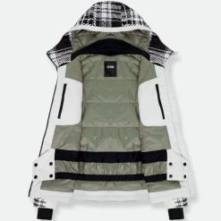 COLMAR LADIES FANCY CHECK SKI JACKET BLACK/PURITY/WHITE-P 23 7 COLMAR LADIES FANCY CHECK SKI JACKET BLACK/PURITY/WHITE-P 23 -Dainese shop 9 115567 1xe fancy check ladies ski jacket black purity white p 2981 1xe 99 03