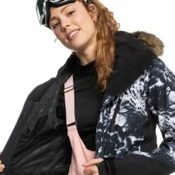 ROXY JET SKI PREMIUM JK TRUE BLACK FUTURE FLOWER 23 11 ROXY JET SKI PREMIUM JK TRUE BLACK FUTURE FLOWER 23 -Dainese shop 9 115897 jet ski premium jk true black future flower erjtj03375 kvj2 05