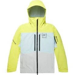 BURTON M AK GORE SWASH JK LIMEADE/BALLAD BLUE/GRAY CLOUD 23