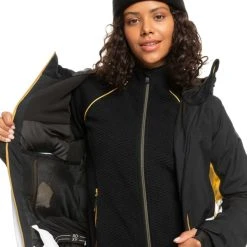 ROXY PEAKSIDE JK TRUE BLACK 23 11 ROXY PEAKSIDE JK TRUE BLACK 23 -Dainese shop 9 115951 peakside jk true black erjtj03366 kvj0 05