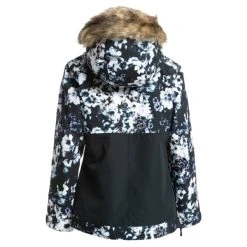 ROXY SHELTER JK TRUE BLACK BLACK FLOWERS 23 8 ROXY SHELTER JK TRUE BLACK BLACK FLOWERS 23 -Dainese shop 9 115969 shelter jk true black black flowers erjtj03370 kvj1 02