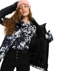 ROXY JETTY BLOCK JK TRUE BLACK BLACK FLOWERS 23 -Dainese shop 9 116016 jetty block jk true black black flowers erjtj03357 kvj1 05