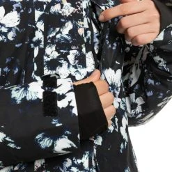 ROXY GORE-TEX GLADE PRINTED JK TRUE BLACK BLACK FLOWERS 23 11 ROXY GORE-TEX GLADE PRINTED JK TRUE BLACK BLACK FLOWERS 23 -Dainese shop 9 116114 gore tex glade printed jk true black black flowers erjtj03398 kvj1 04