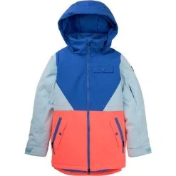 BURTON G KHIONE JKT AMPARO BLUE/BALLAD BLUE/TETRA ORANGE 23