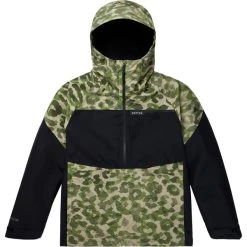 BURTON M GORE PILLOWLINE ANORAK FELIDAE/TRUE BLACK 23