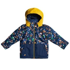 QUIKSILVER LITTLE MISSION KIDS JK INSIGNIA BLUE SNOW ALOHA 23