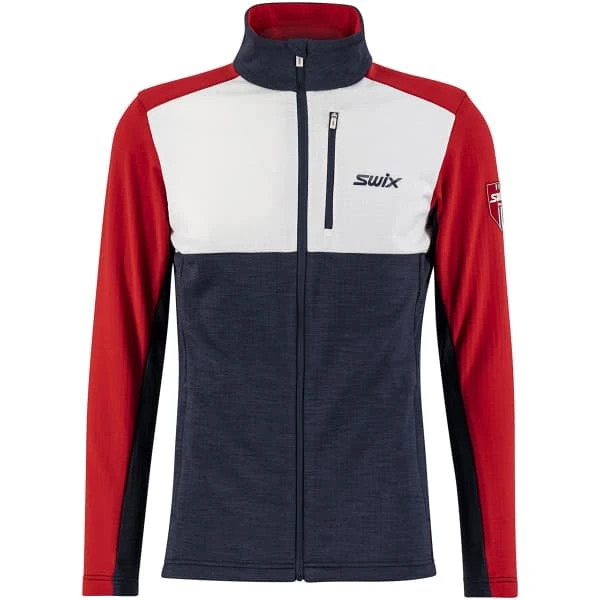 SWIX INFINITY MIDLAYER JACKET M DARK NAVY/SWIX RED 23 3 SWIX INFINITY MIDLAYER JACKET M DARK NAVY/SWIX RED 23