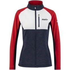 SWIX INFINITY MIDLAYER JACKET W DARK NAVY/SWIX RED 23
