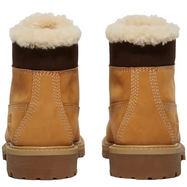 TIMBERLAND 6 IN PREMIUM WP SHEARLING LINED BOOT JR WHEAT 22 6 TIMBERLAND 6 IN PREMIUM WP SHEARLING LINED BOOT JR WHEAT 22 – Image 4
