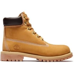 TIMBERLAND 6 IN PREMIUM WP BOOT JR YELLOW 23