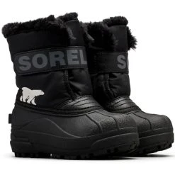 SOREL CHILDRENS SNOW COMMANDER BLACK/CHARCOAL 23 13 SOREL CHILDRENS SNOW COMMANDER BLACK/CHARCOAL 23 -Dainese shop 9 118114 childrens snow commander black charcoal 1869561010 06