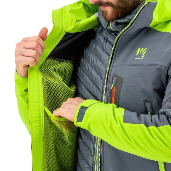 KARPOS MARMOLADA JKT DARK SLATE/LIME GREEN 23 7 KARPOS MARMOLADA JKT DARK SLATE/LIME GREEN 23 – Image 5