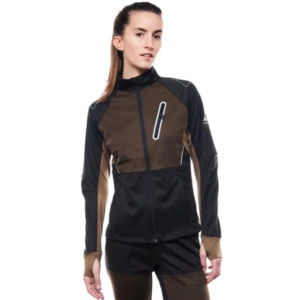 FISCHER W ASARNA SOFTSHELL JACKET BLACK-OAK 23 3 FISCHER W ASARNA SOFTSHELL JACKET BLACK-OAK 23