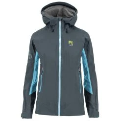 KARPOS STORM EVO W JACKET DARK SLATE/BLUE ATOLL 23