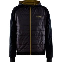 CRAFT ADV INSULATE HOOD JKT JR BLACK-ALGAE 23