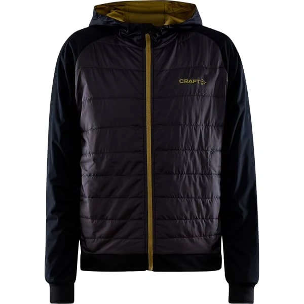 CRAFT ADV INSULATE HOOD JKT JR BLACK-ALGAE 23 3 CRAFT ADV INSULATE HOOD JKT JR BLACK-ALGAE 23