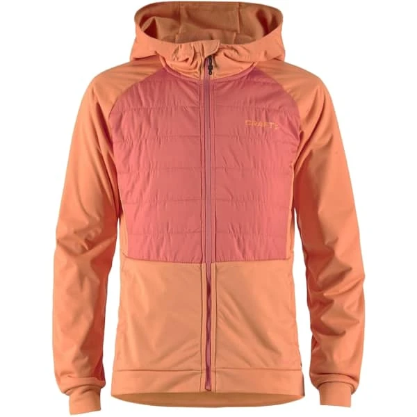 CRAFT ADV THERMAL XC HOOD JKT JR GLOW-CORAL 23 3 CRAFT ADV THERMAL XC HOOD JKT JR GLOW-CORAL 23