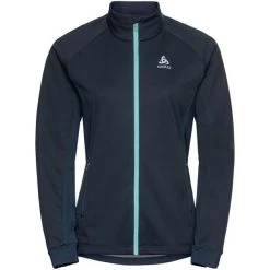 ODLO BRENSHOLMEN JACKET W DARK SAPPHIRE/REEF WATERS 23