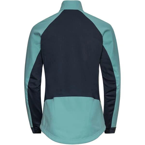ODLO BRENSHOLMEN JACKET W REEF WATERS/DARK SAPPHIRE 23 4 ODLO BRENSHOLMEN JACKET W REEF WATERS/DARK SAPPHIRE 23 – Image 2