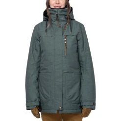 686 WMNS SPIRIT INSULATED JKT GOBLIN GREEN HEATHER 23