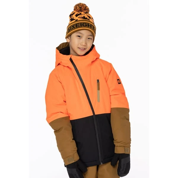 686 BOYS HYDRA INSULATED JKT FLURO ORANGE CLRBLK 23 5 686 BOYS HYDRA INSULATED JKT FLURO ORANGE CLRBLK 23 – Image 3