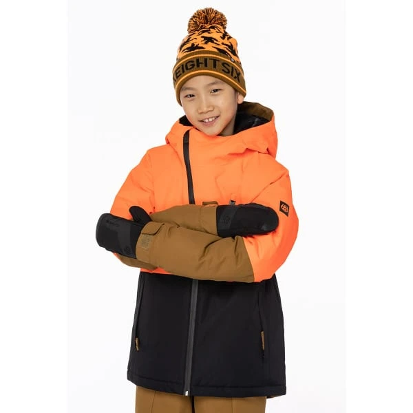 686 BOYS HYDRA INSULATED JKT FLURO ORANGE CLRBLK 23 7 686 BOYS HYDRA INSULATED JKT FLURO ORANGE CLRBLK 23 – Image 5
