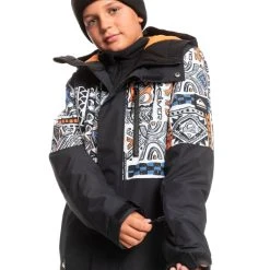 QUIKSILVER MISSION PRINTED BLOCK YOUTH JK RUSSET ORANGE BIG TRIBE 23 11 QUIKSILVER MISSION PRINTED BLOCK YOUTH JK RUSSET ORANGE BIG TRIBE 23 -Dainese shop 9 120135 mission printed block youth jk russet orange big tribe eqbtj03155 nmd1 05