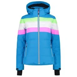 CMP WOMAN JKT ZIP HOOD TURCHESE 23