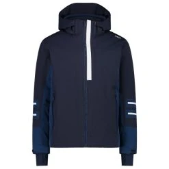CMP MAN JKT ZIP HOOD BLACK BLUE 23
