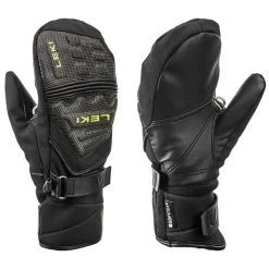 LEKI RACE COACH C-TECH S JUNIOR MITT BLACK-ICE LEMON 23