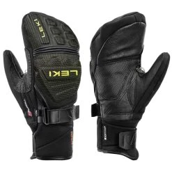 LEKI RACE COACH C-TECH S MITT BLACK-ICE LEMON 23