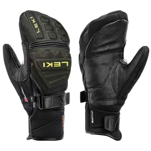 LEKI RACE COACH C-TECH S MITT BLACK-ICE LEMON 23 3 LEKI RACE COACH C-TECH S MITT BLACK-ICE LEMON 23