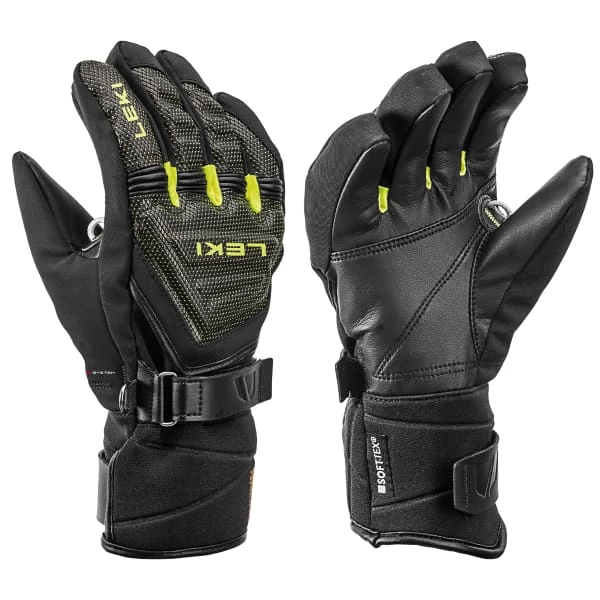 LEKI RACE COACH C-TECH S JUNIOR BLACK-ICE LEMON 23 3 LEKI RACE COACH C-TECH S JUNIOR BLACK-ICE LEMON 23