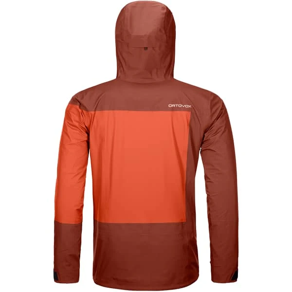 ORTOVOX 3L DEEP SHELL JACKET M CLAY ORANGE 23 4 ORTOVOX 3L DEEP SHELL JACKET M CLAY ORANGE 23 – Image 2