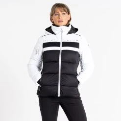 DARE 2B CRYSTALLIZE SKI JKT WHITE/BLACK 23 11 DARE 2B CRYSTALLIZE SKI JKT WHITE/BLACK 23 -Dainese shop 9 129292 dwp543 7p5 04