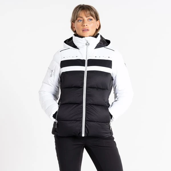 DARE 2B CRYSTALLIZE SKI JKT WHITE/BLACK 23 6 DARE 2B CRYSTALLIZE SKI JKT WHITE/BLACK 23 – Image 4