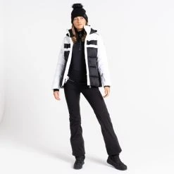DARE 2B CRYSTALLIZE SKI JKT WHITE/BLACK 23 13 DARE 2B CRYSTALLIZE SKI JKT WHITE/BLACK 23 -Dainese shop 9 129292 dwp543 7p5 06