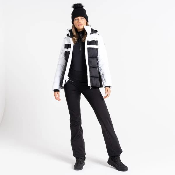 DARE 2B CRYSTALLIZE SKI JKT WHITE/BLACK 23 8 DARE 2B CRYSTALLIZE SKI JKT WHITE/BLACK 23 – Image 6