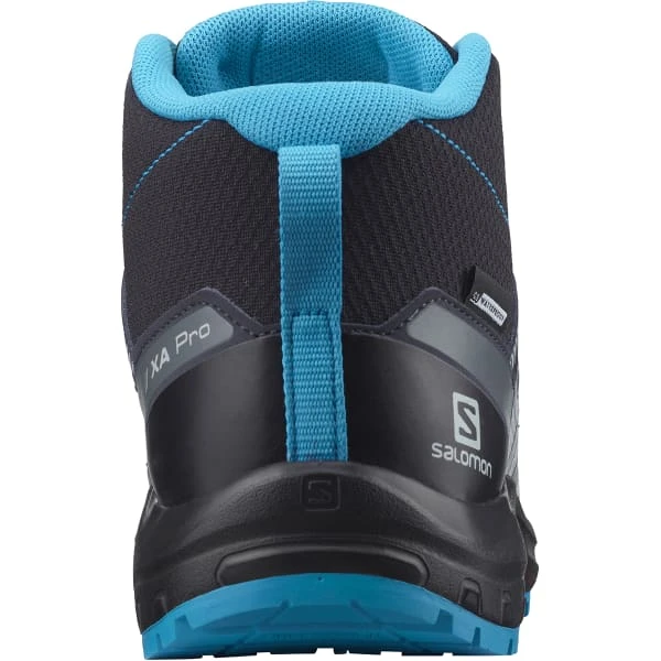 SALOMON XA PRO V8 MID CSWP JR BLACK/MONUMENT/HAWAIIAN OCEAN 22 4 SALOMON XA PRO V8 MID CSWP JR BLACK/MONUMENT/HAWAIIAN OCEAN 22 – Image 2