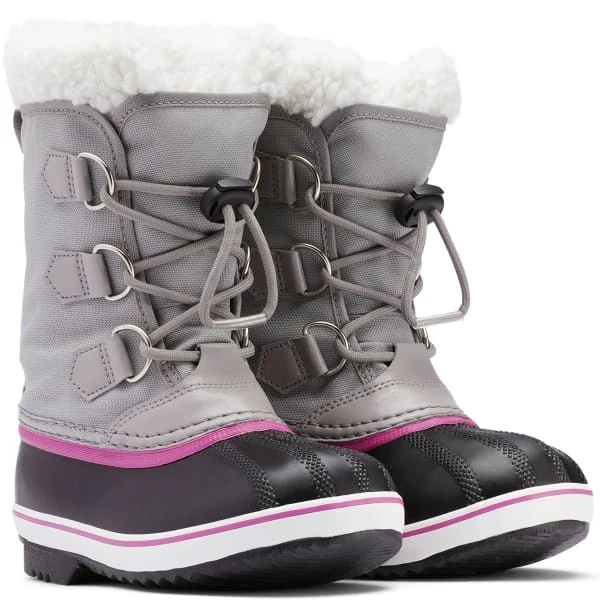 SOREL CHILDRENS YOOT PAC NYLON WP CHROME GREY/BLACK 22 4 SOREL CHILDRENS YOOT PAC NYLON WP CHROME GREY/BLACK 22 – Image 2