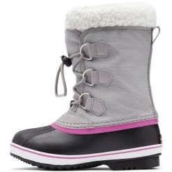 SOREL CHILDRENS YOOT PAC NYLON WP CHROME GREY/BLACK 22 10 SOREL CHILDRENS YOOT PAC NYLON WP CHROME GREY/BLACK 22 -Dainese shop 9 96556 childrens yoot pac nylon wp chrome grey black 1855211062 03