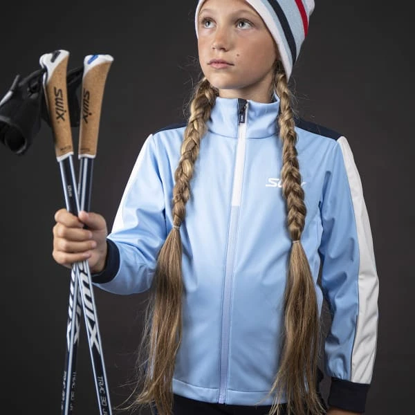 SWIX JR CROSS JKT BLUEBELL 22 5 SWIX JR CROSS JKT BLUEBELL 22 – Image 3