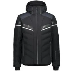CMP MAN JKT ZIP HOOD BLACK 22
